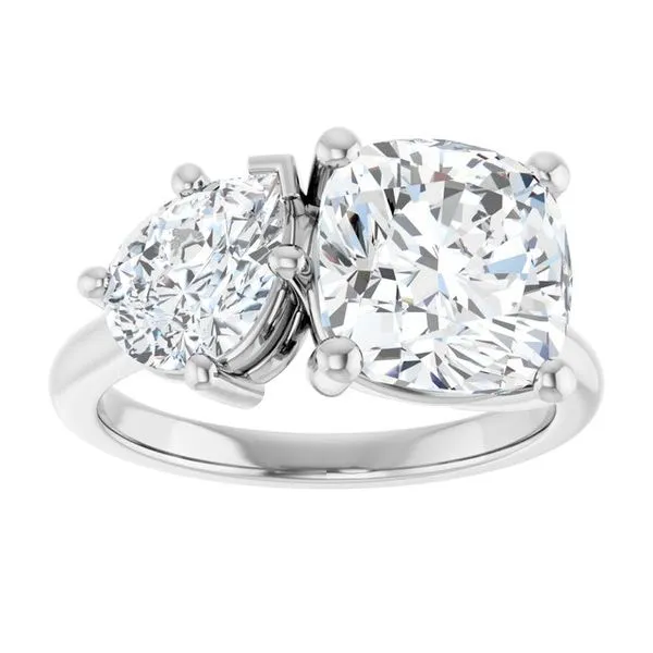 Two-Stone Engagement Ring Image 3 J. Thomas Jewelers Rochester Hills, MI