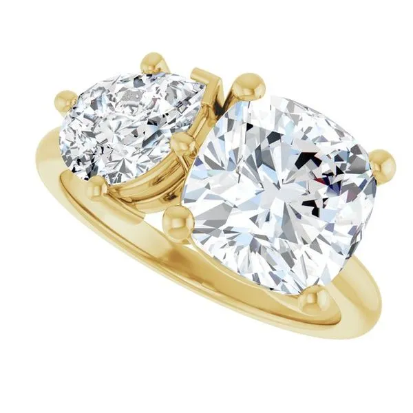 Two-Stone Engagement Ring Image 5 Clater Jewelers Louisville, KY