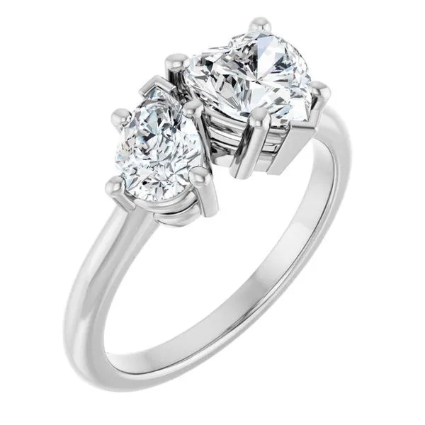Two-Stone Engagement Ring Raleigh Diamond Fine Jewelry Raleigh, NC