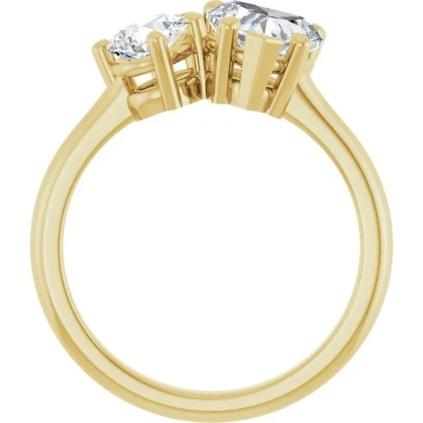 Two-Stone Engagement Ring Image 2 JF Jones Jewelers Rochester, NY