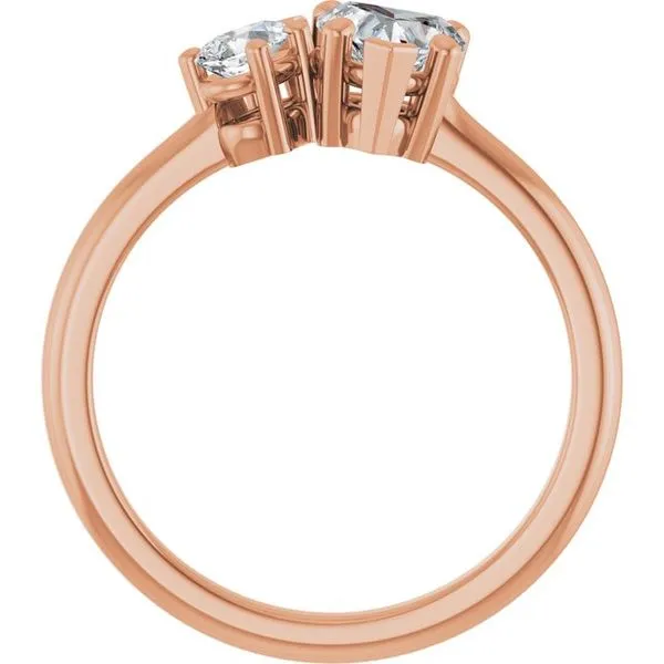 Two-Stone Engagement Ring Image 2 Jimmy Smith Jewelers Decatur, AL