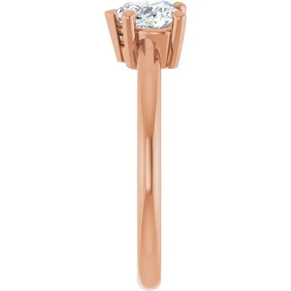 Two-Stone Engagement Ring Image 4 Hudson Valley Goldsmith New Paltz, NY