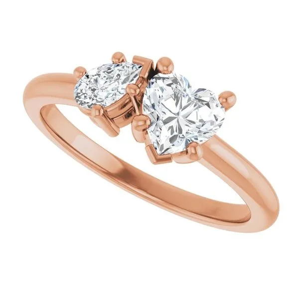 Two-Stone Engagement Ring Image 5 Don's Jewelry & Design Washington, IA