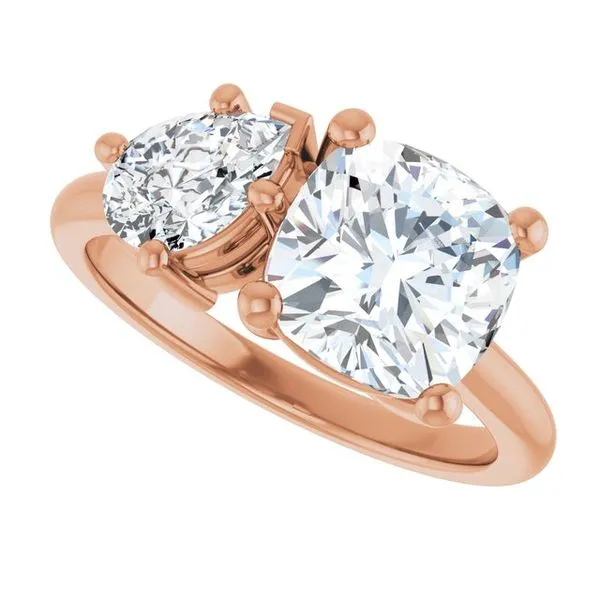 Two-Stone Engagement Ring Image 5 J. Thomas Jewelers Rochester Hills, MI