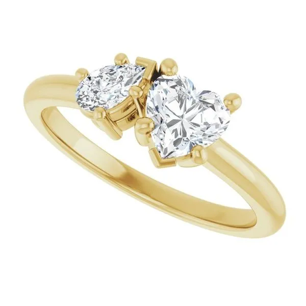 Two-Stone Engagement Ring Image 5 Don's Jewelry & Design Washington, IA