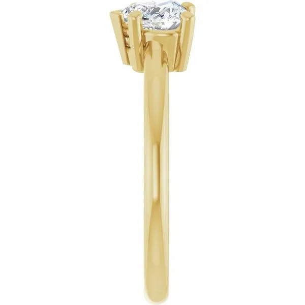 Two-Stone Engagement Ring Image 4 J. West Jewelers Round Rock, TX