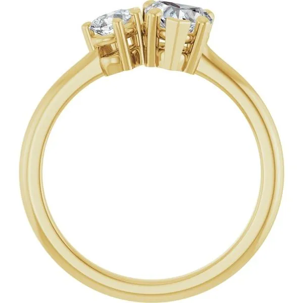 Two-Stone Engagement Ring Image 2 Don's Jewelry & Design Washington, IA