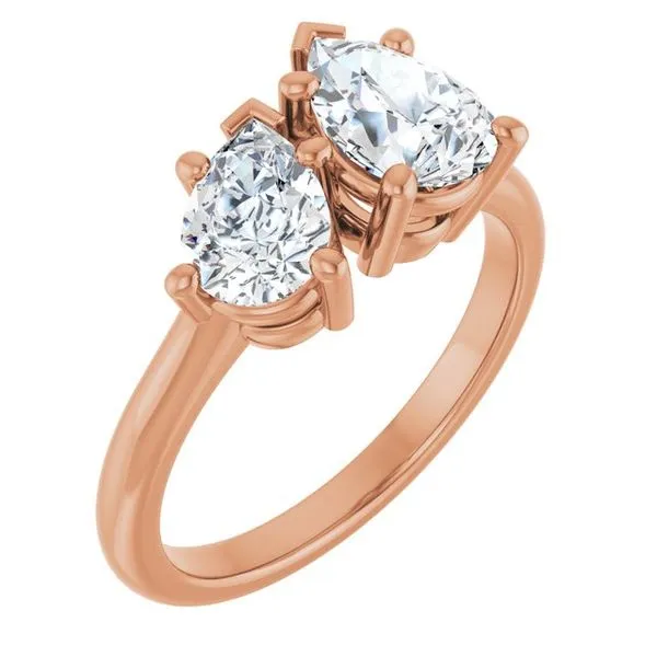 Two-Stone Engagement Ring Raleigh Diamond Fine Jewelry Raleigh, NC