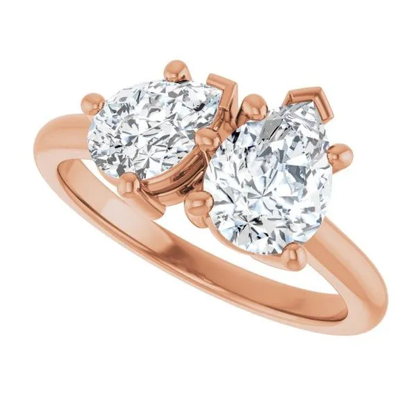 Two-Stone Engagement Ring Image 5 Raleigh Diamond Fine Jewelry Raleigh, NC