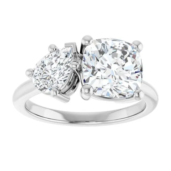 Two-Stone Engagement Ring Image 3 Natale Jewelers Sewell, NJ
