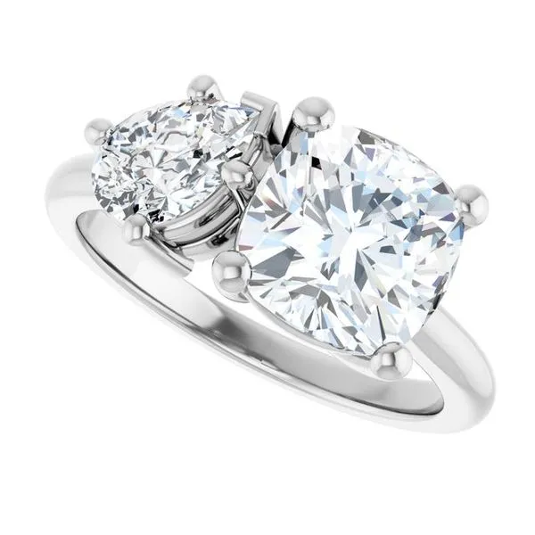 Two-Stone Engagement Ring Image 5 Mark Jewellers La Crosse, WI