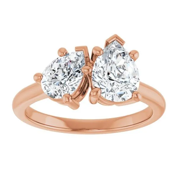 Two-Stone Engagement Ring Image 3 Austin's Fine Diamonds & Jewelry Lyndhurst, NJ