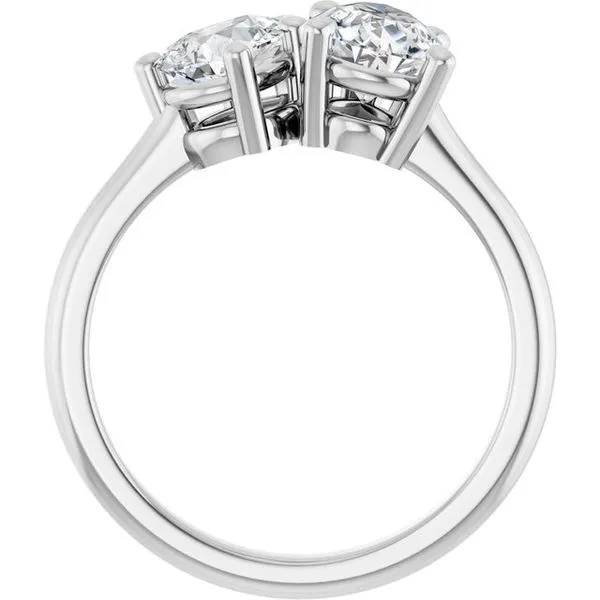 Two-Stone Engagement Ring Image 2 Arezzo Jewelers Elmwood Park, IL