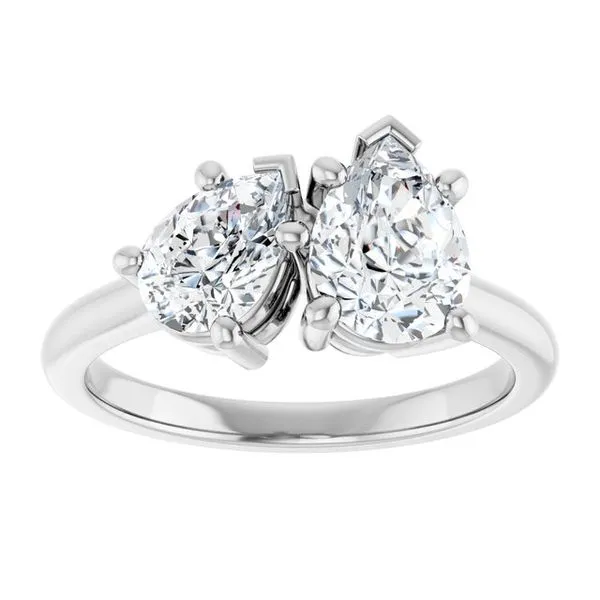 Two-Stone Engagement Ring Image 3 Arezzo Jewelers Elmwood Park, IL