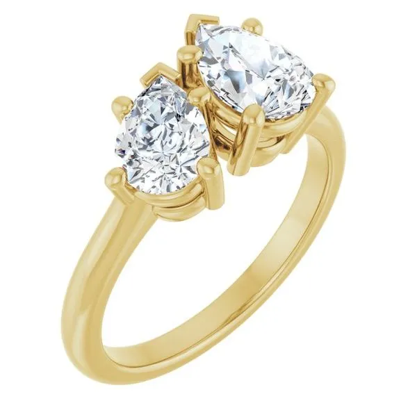 Two-Stone Engagement Ring Paul James Jewelers Angels Camp, CA