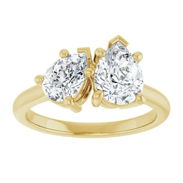 Two-Stone Engagement Ring Image 3 Jimmy Smith Jewelers Decatur, AL