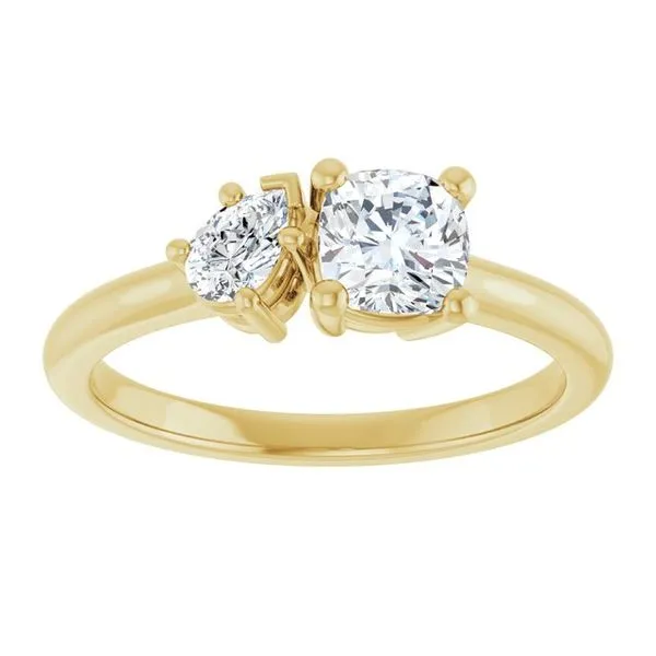 Two-Stone Engagement Ring Image 3 Arezzo Jewelers Elmwood Park, IL