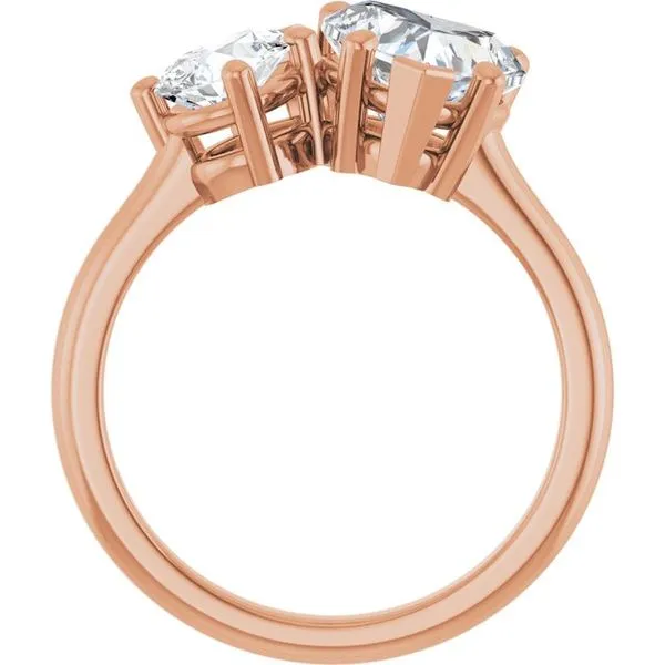 Two-Stone Engagement Ring Image 2 Austin's Fine Diamonds & Jewelry Lyndhurst, NJ