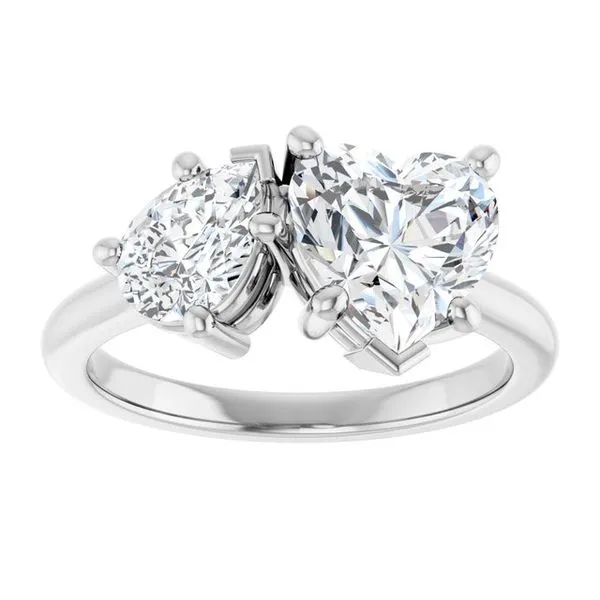Two-Stone Engagement Ring Image 3 J. Thomas Jewelers Rochester Hills, MI