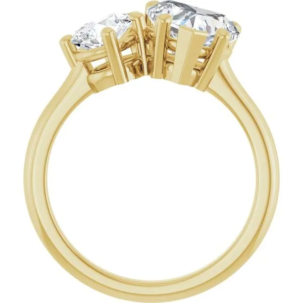 Two-Stone Engagement Ring Image 2 Michael Szwed Jewelers Longmeadow, MA