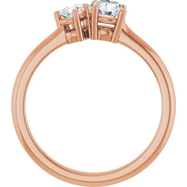 Two-Stone Engagement Ring Image 2 J. West Jewelers Round Rock, TX