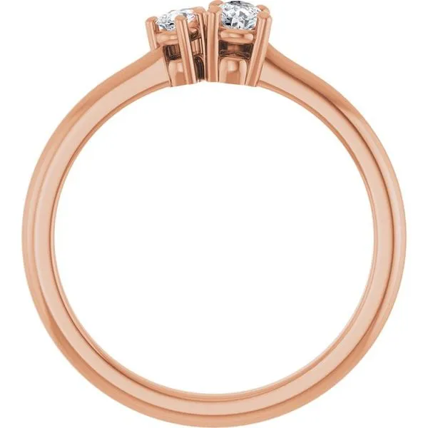 Two-Stone Engagement Ring Image 2 Michael Szwed Jewelers Longmeadow, MA