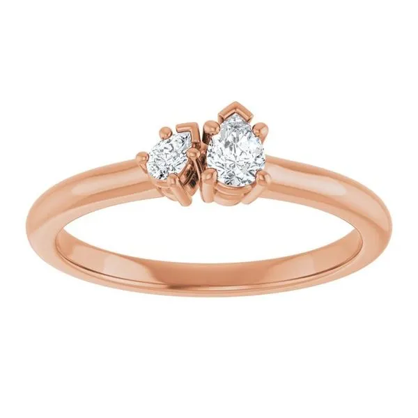 Two-Stone Engagement Ring Image 3 Michael Szwed Jewelers Longmeadow, MA