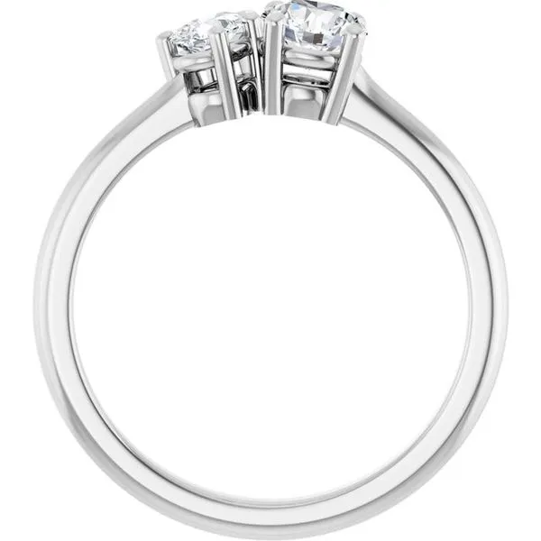 Two-Stone Engagement Ring Image 2 Ocean View Jewelers Millville, DE