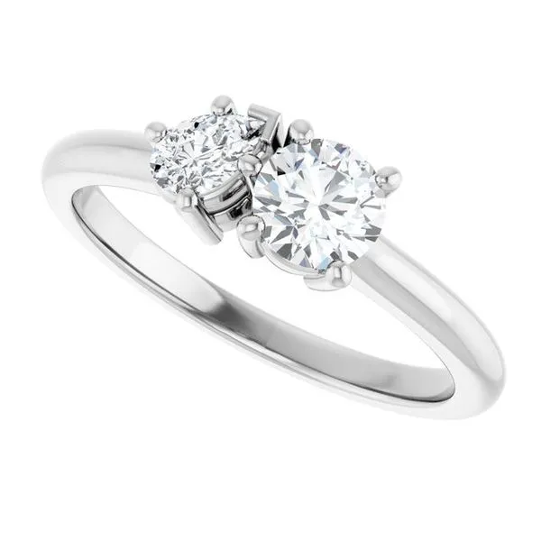 Two-Stone Engagement Ring Image 5 Morin Jewelers Southbridge, MA