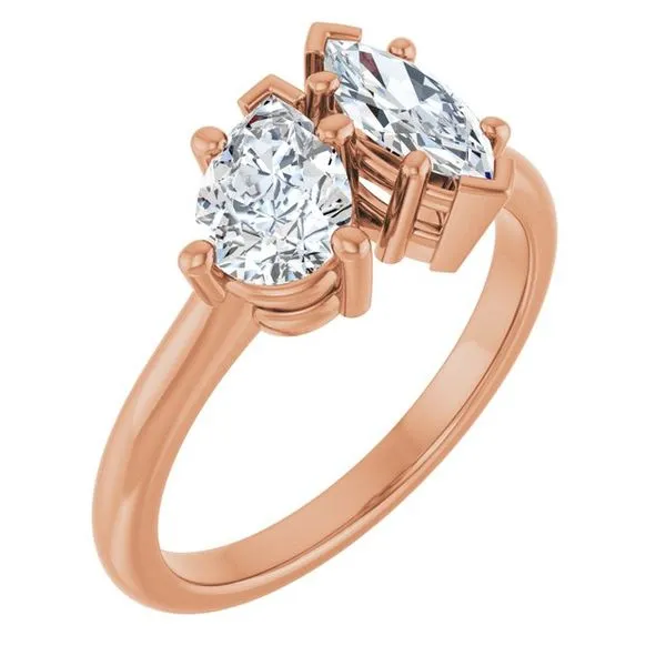 Two-Stone Engagement Ring Don's Jewelry & Design Washington, IA