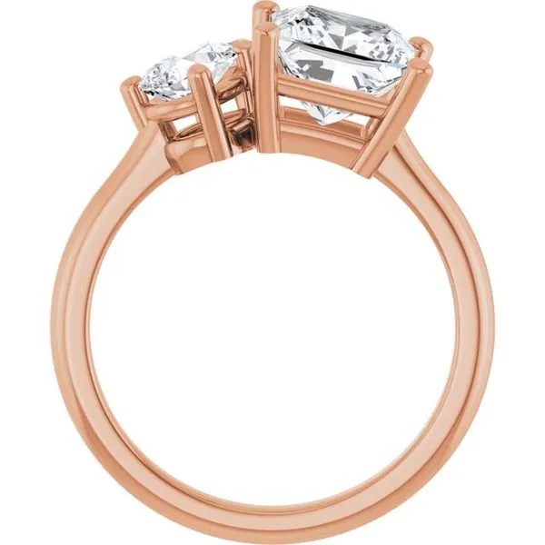 Two-Stone Engagement Ring Image 2 J. West Jewelers Round Rock, TX