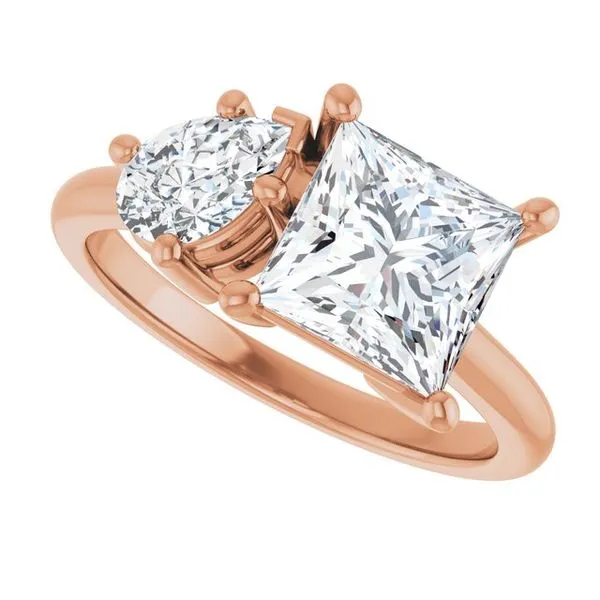 Two-Stone Engagement Ring Image 5 Raleigh Diamond Fine Jewelry Raleigh, NC