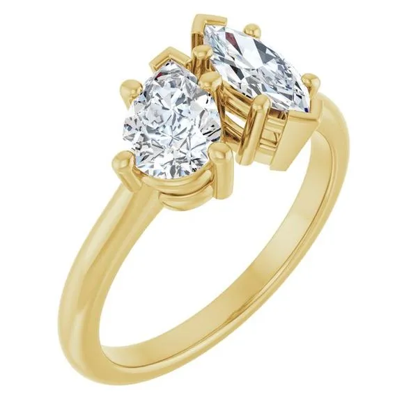 Two-Stone Engagement Ring Michael Szwed Jewelers Longmeadow, MA