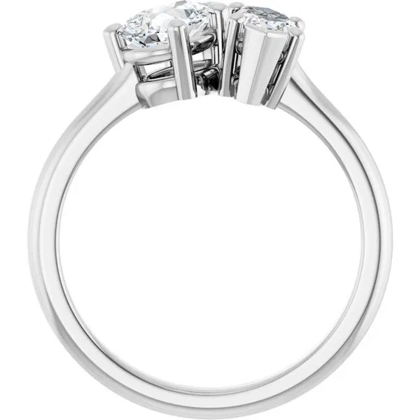 Two-Stone Engagement Ring Image 2 Morin Jewelers Southbridge, MA