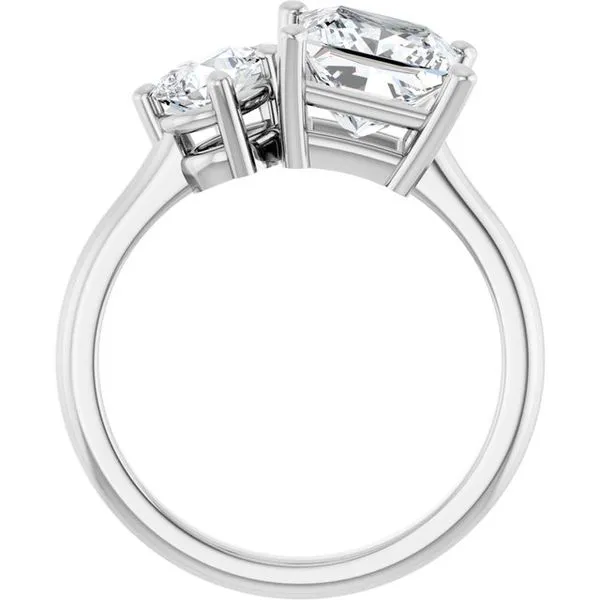 Two-Stone Engagement Ring Image 2 Morin Jewelers Southbridge, MA