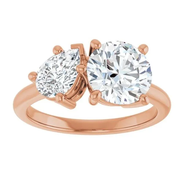 Two-Stone Engagement Ring Image 3 Michael Szwed Jewelers Longmeadow, MA