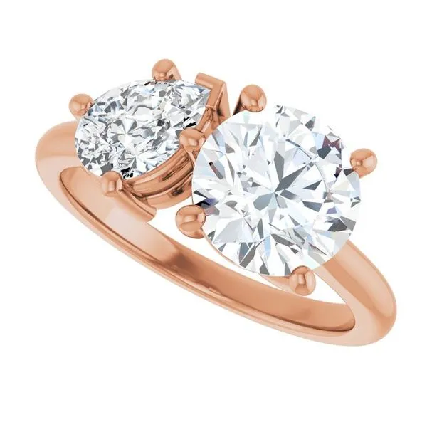 Two-Stone Engagement Ring Image 5 Clater Jewelers Louisville, KY