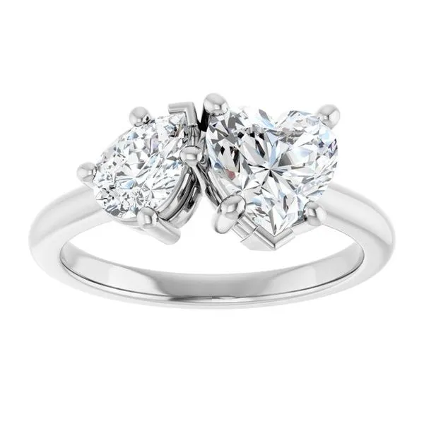 Two-Stone Engagement Ring Image 3 Mark Jewellers La Crosse, WI