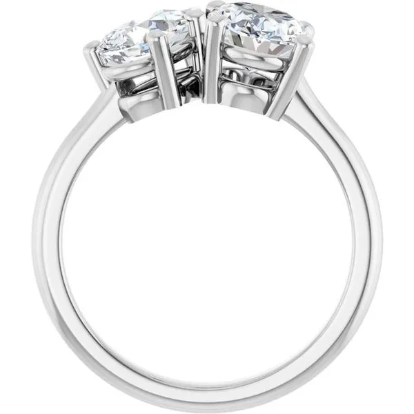 Two-Stone Engagement Ring Image 2 Natale Jewelers Sewell, NJ