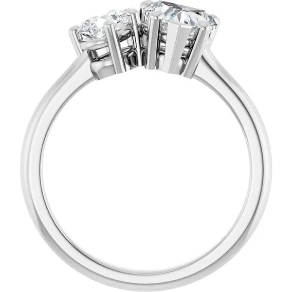 Two-Stone Engagement Ring Image 2 Jimmy Smith Jewelers Decatur, AL