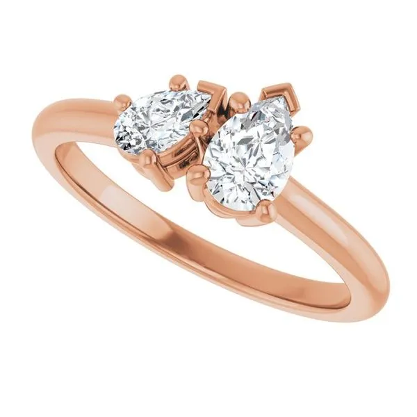 Two-Stone Engagement Ring Image 5 Don's Jewelry & Design Washington, IA