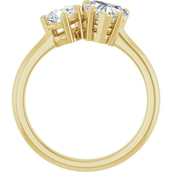 Two-Stone Engagement Ring Image 2 Michael Szwed Jewelers Longmeadow, MA