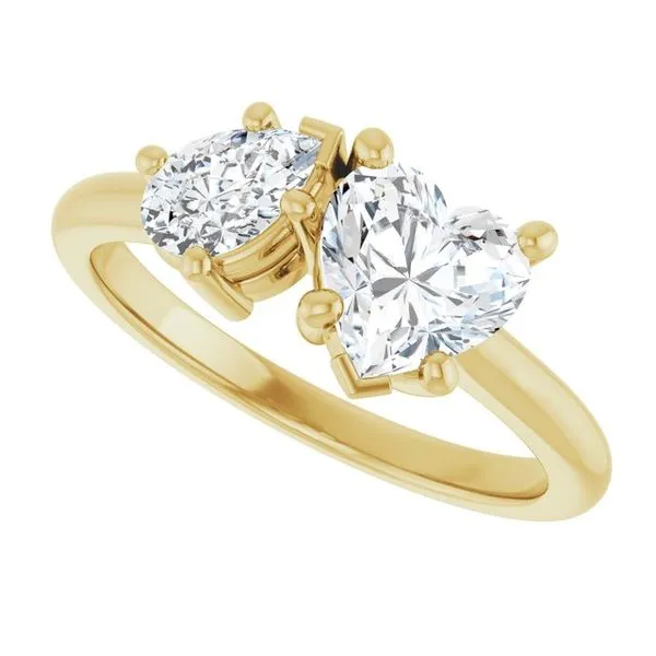 Two-Stone Engagement Ring Image 5 J. Thomas Jewelers Rochester Hills, MI