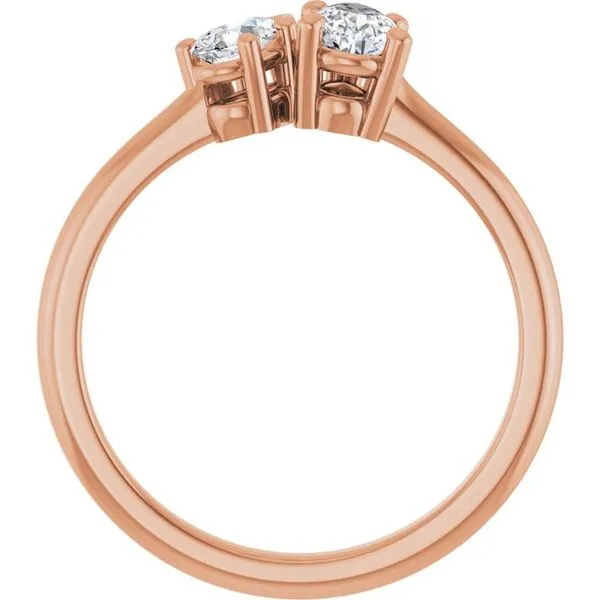 Two-Stone Engagement Ring Image 2 Don's Jewelry & Design Washington, IA