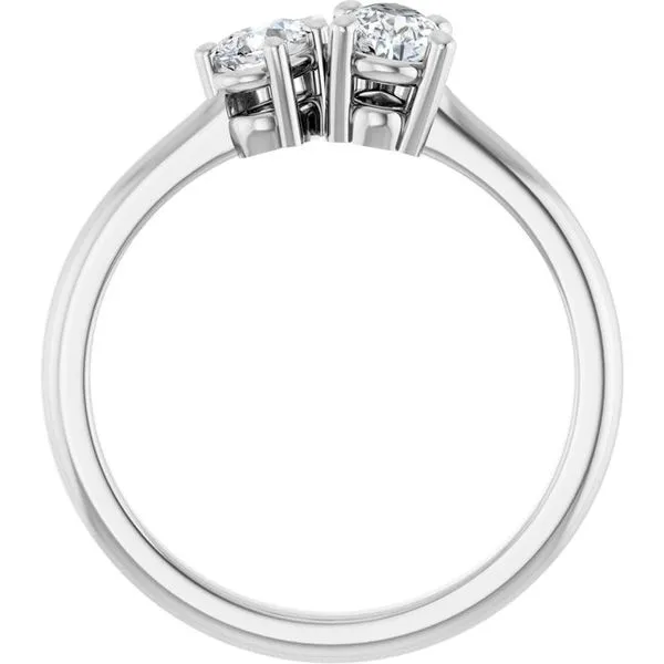 Two-Stone Engagement Ring Image 2 Futer Bros Jewelers York, PA