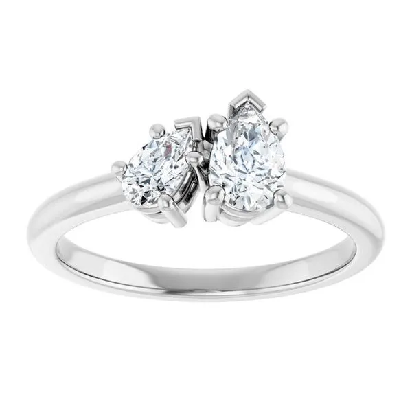 Two-Stone Engagement Ring Image 3 Futer Bros Jewelers York, PA