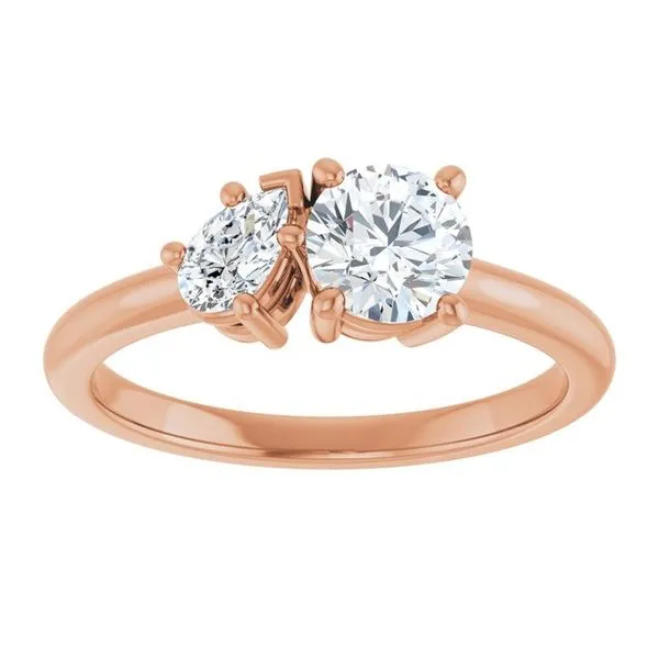 Two-Stone Engagement Ring Image 3 The Jewelry Source El Segundo, CA