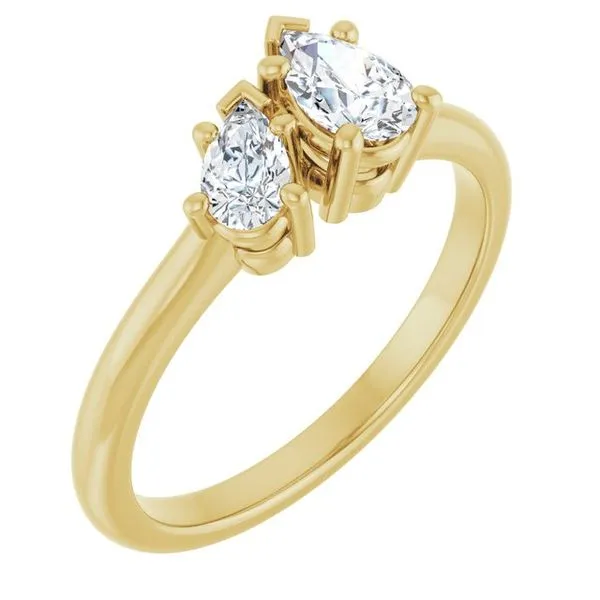 Two-Stone Engagement Ring Paul James Jewelers Angels Camp, CA