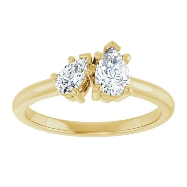 Two-Stone Engagement Ring Image 3 Michael Szwed Jewelers Longmeadow, MA