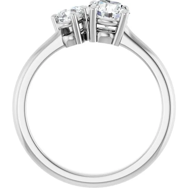 Two-Stone Engagement Ring Image 2 Vulcan's Forge LLC KANSAS CITY, MO